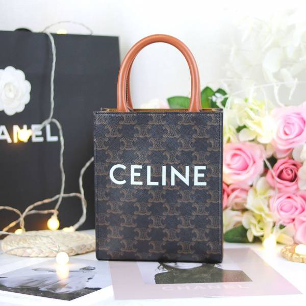 【6期0利率】CELINE 滿版凱旋門迷你帆布包 女款 