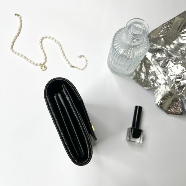 【12期0利率】YSL MONOGRAM 魚子醬信封長夾 【9成新】 