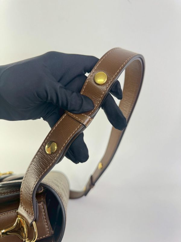 【95成新】GUCCI Horsebit 1955 中號肩揹袋 