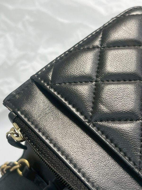 【95成新】CHANEL 羊皮金球 WOC 