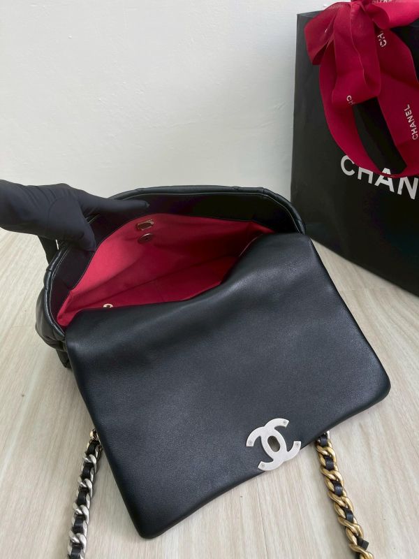 【95成新】CHANEL 19大型口蓋包 