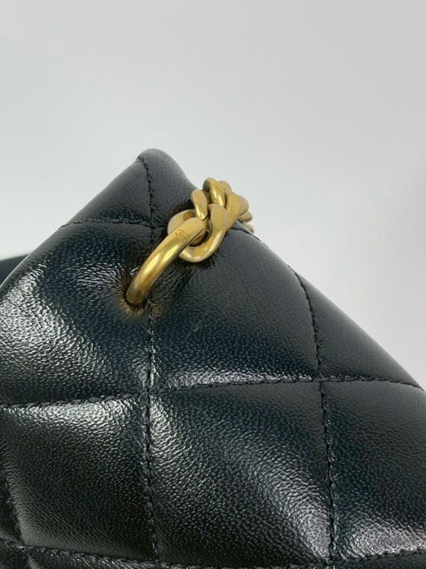 【99成新】CHANEL 愛心金球方胖 