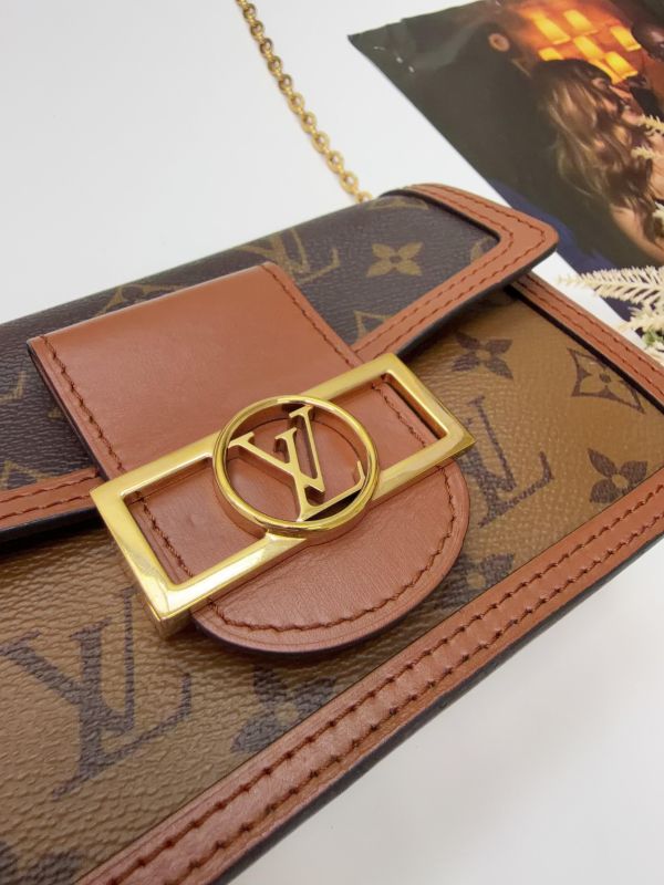 【9成新】LV Dauphine 鏈帶錢包 