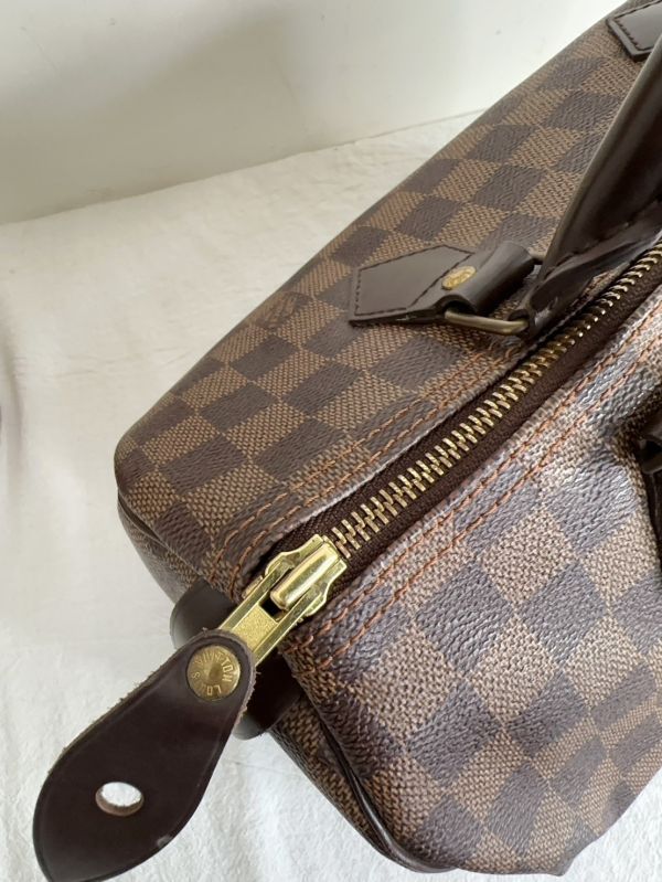 【12期0利率】LV SPEEDY 30  棋盤格無背帶款【9成新】 