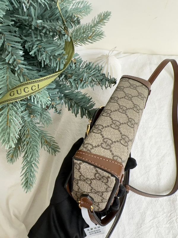 【12期0利率】Gucci 馬銜扣 1955 迷你包【95成新】 