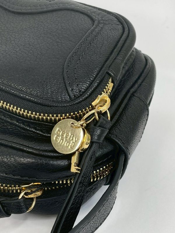 【95成新】SEE BY CHLOE 牛皮側背包 