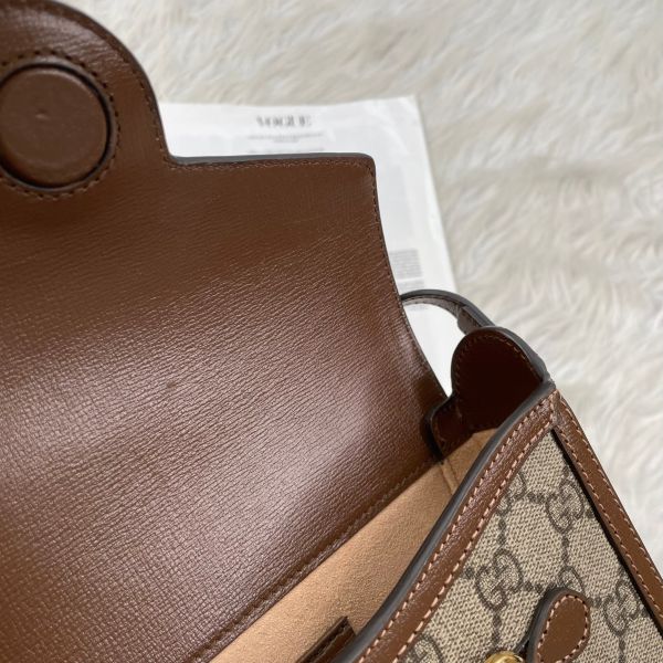 【12期0利率】Gucci 馬銜扣 1955 迷你包【95成新】 