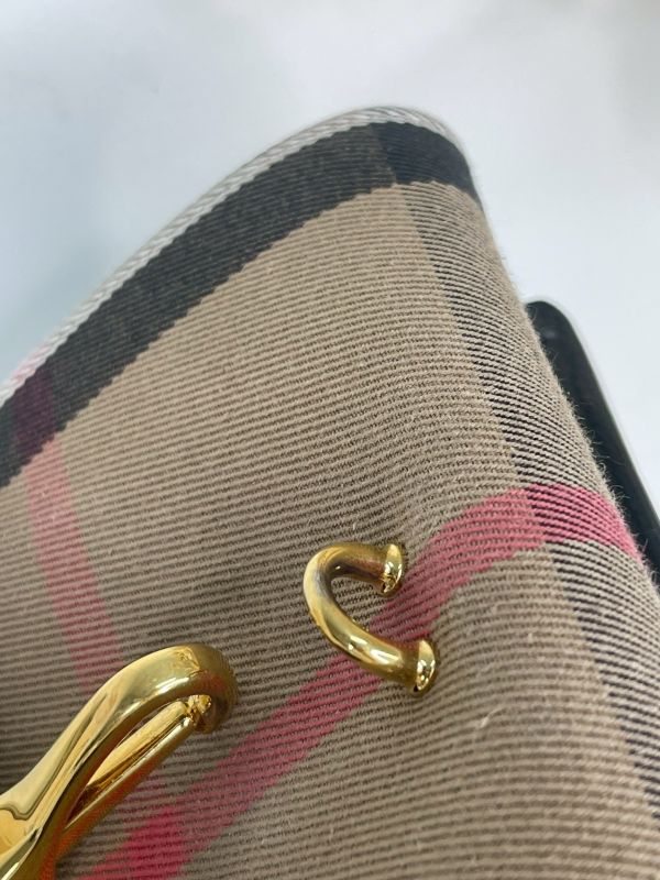 【分期0利率】BURBERRY Macken Baby 格紋鍊條包【9成新】 