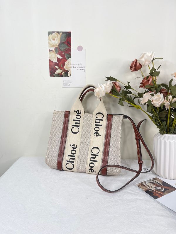 【分期0利率】CHLOE WOODY SMALL 經典棕【9成新】 