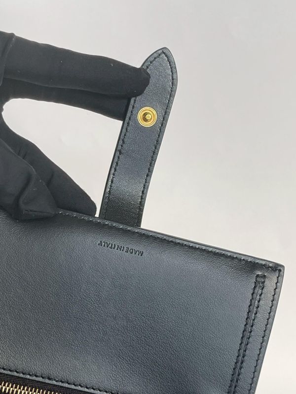 【95成新】CELINE STRAP粒面小牛皮錢包 