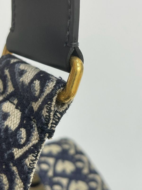 【95成新】DIOR 刺繡寬背帶 