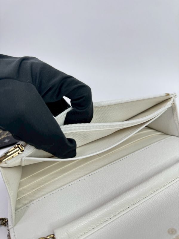 【分期0利率】CHANEL 魚子醬 WOC 白淡金 【95成新】 