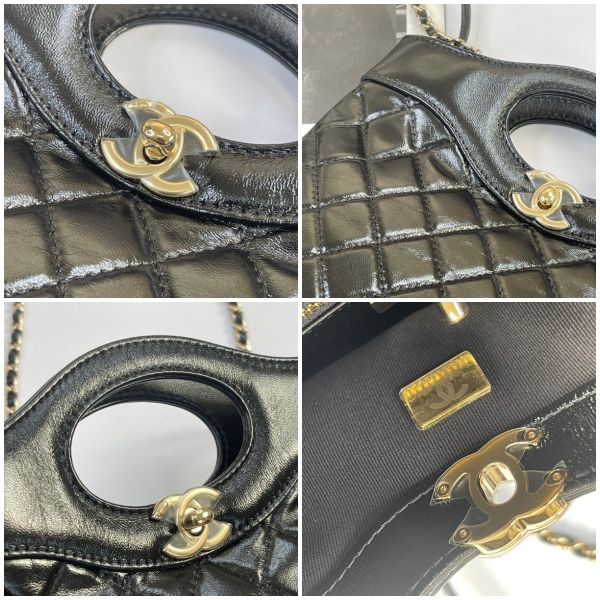 【12期0利率】CHANEL  24S羊蠟皮31 BAG MINI 【24年8月台灣購證】【全新品】 