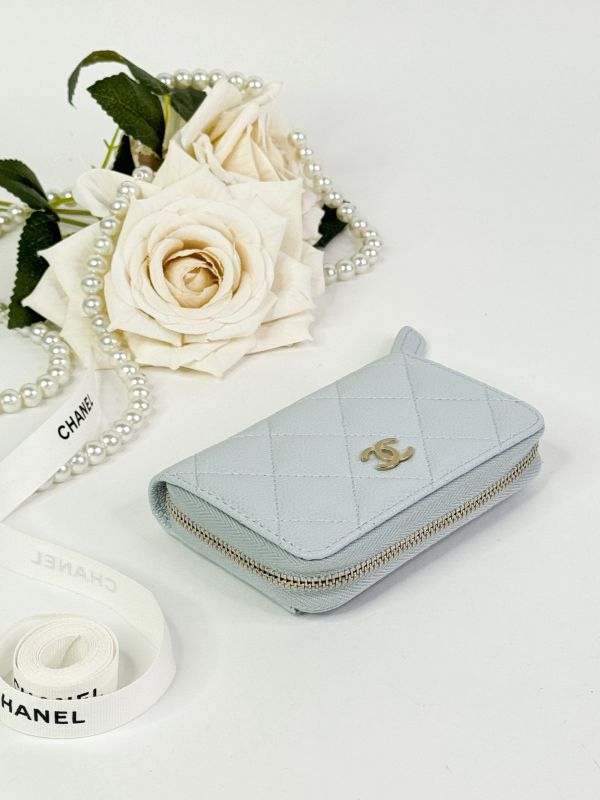 【分期0利率】CHANEL 拉鍊零錢卡包【未使用閒置品】 