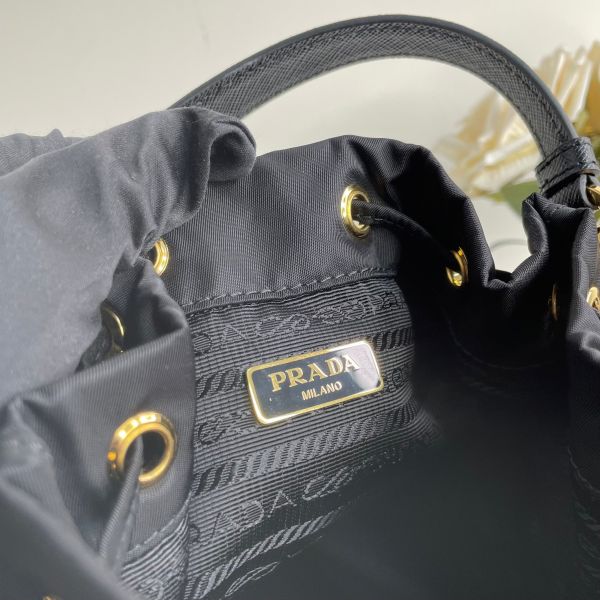 【12期0利率】Prada Duet Re-Nylon 水桶袋【全新閒置品 