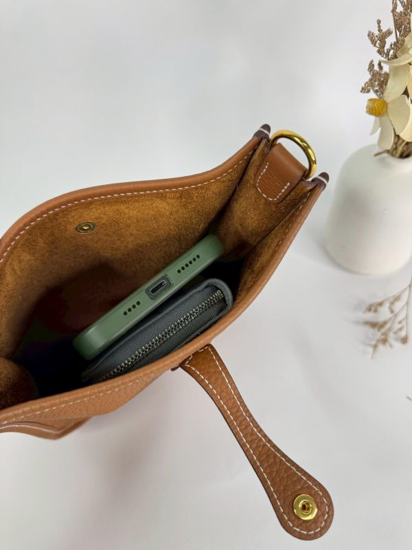 【95成新】HERMES Evelyne mini 棕色 