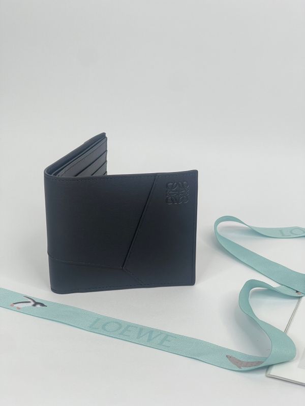 【分期0利率】LOEWE 經典小牛皮PUZZLE 短夾【全新品】 