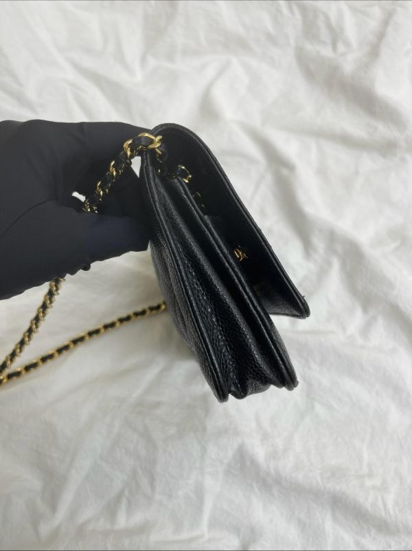 【9成新】CHANEL  磁吸扣荔枝牛皮WOC 