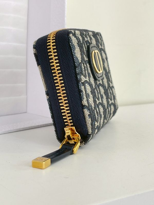 【分期0利率】DIOR 30蒙田 拉鍊零錢包【未使用閒置品】 