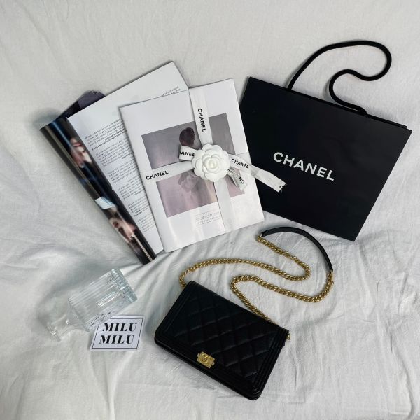 【8.5成新】【12期0利率】chanel boy 