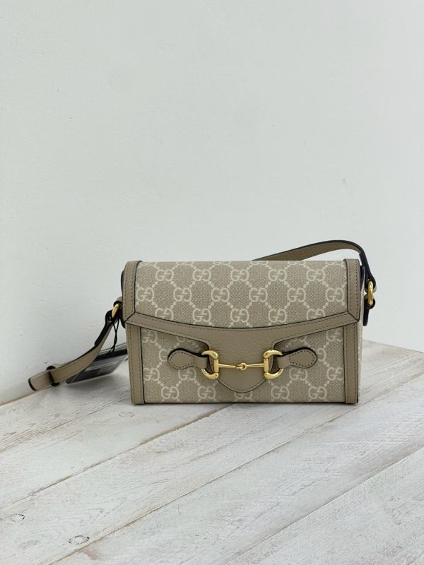【9成新】Gucci 馬銜扣 1955 迷你包 