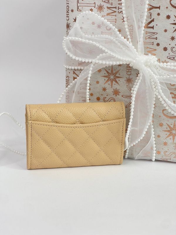 【95成新】CHANEL COCO 牛皮零錢卡包 