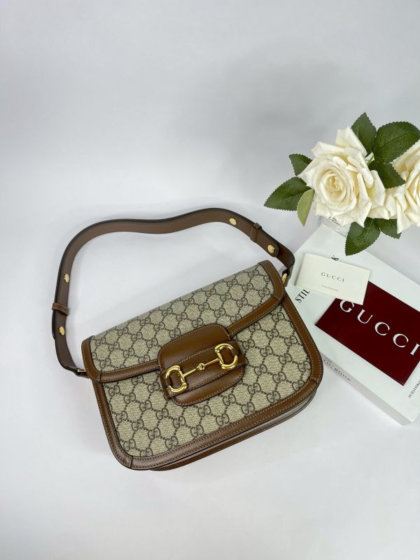 【分期0利率】GUCCI Horsebit 1955 中號肩揹袋【99成新】 
