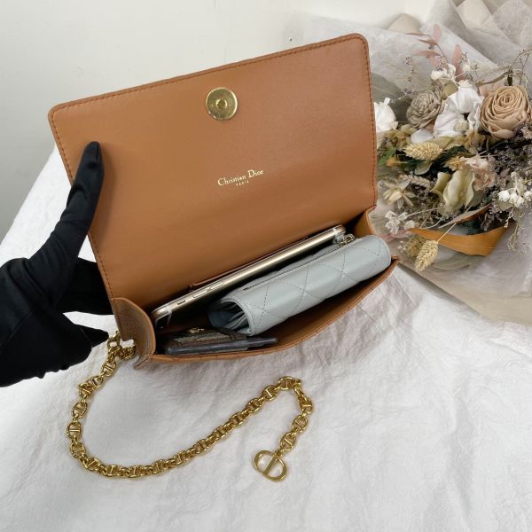 【12期0利率】DIOR CARO 胸肩兩用包【99成新】 