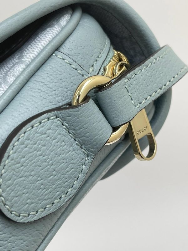 【未使用閒置品】GUCCI Ophidia 迷你翻蓋斜背包 