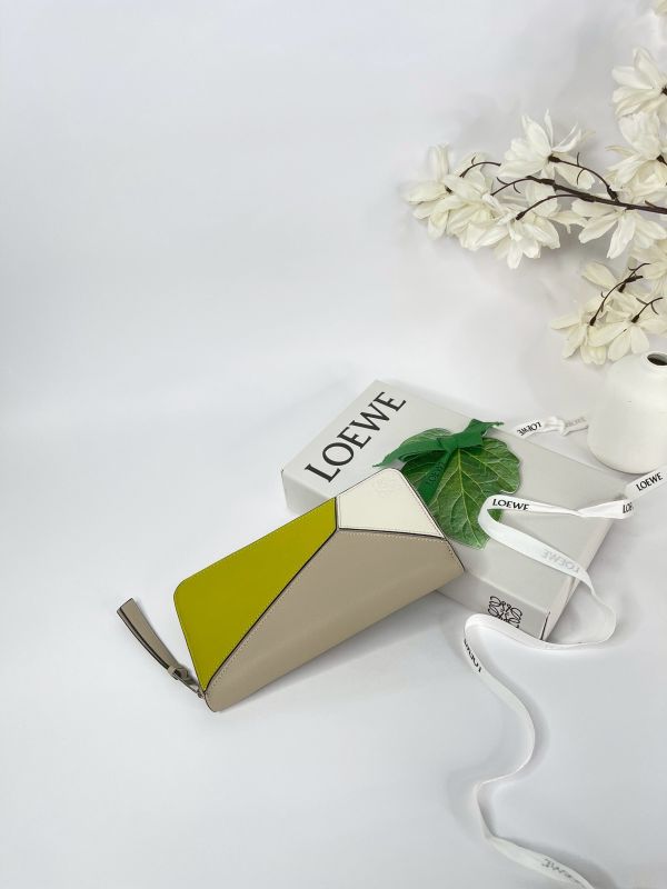 【分期0利率】LOEWE PUZZLE 拉鍊長夾【99成新】 