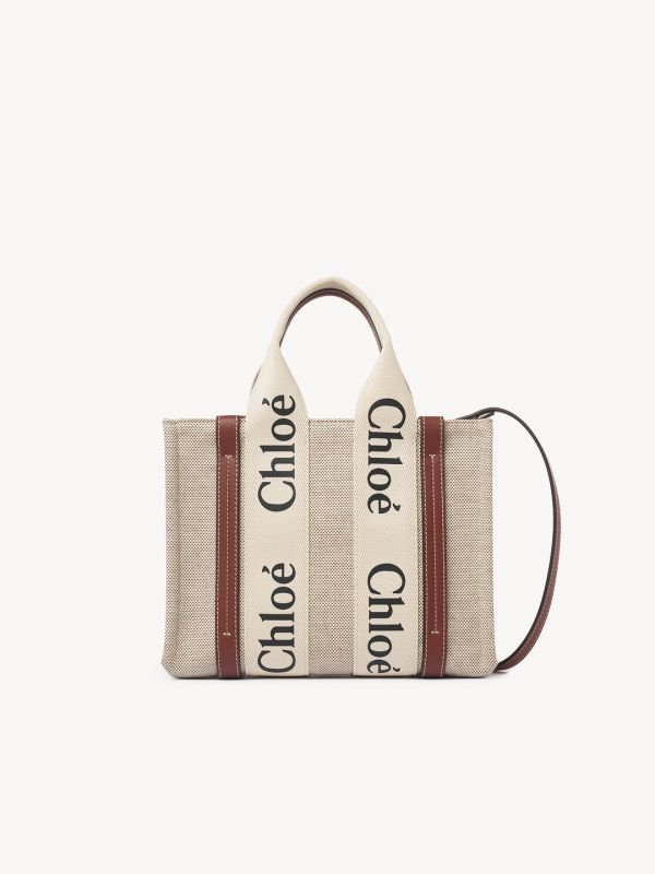 【12期0利率】【全新品】Chloé 背帶款小號Woody Tote Bag 經典棕色【現金價28500】 