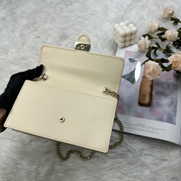 【12期0利率】GUCCI 荔枝皮雙G WOC【9成新】 