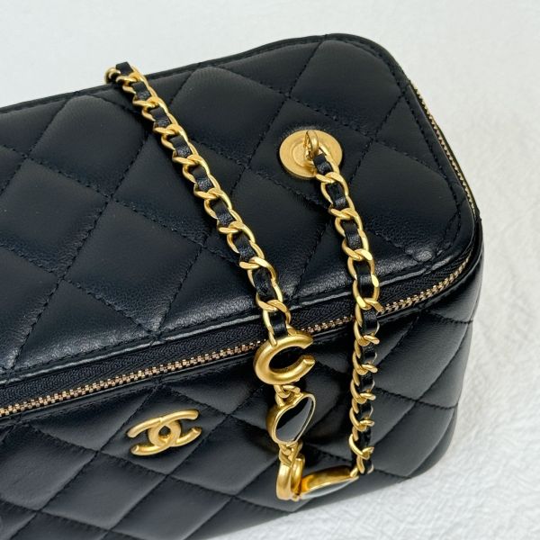 【12期0利率】CHANEL VANITY CASE長盒子【95成新】 