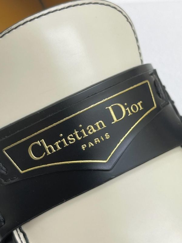【未使用閒置品】DIOR Christian Dior Boy 撞色樂福鞋 
