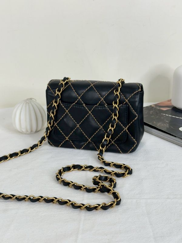 【分期0利率】CHANEL VINTAGE 外縫線方胖【9成新】 