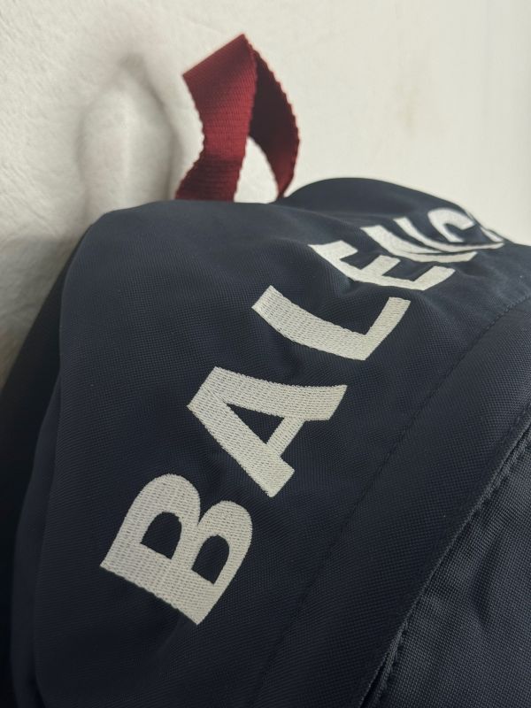 【分期0利率】BALENCIAGA 刺繡LOGO後背包【99成新】 