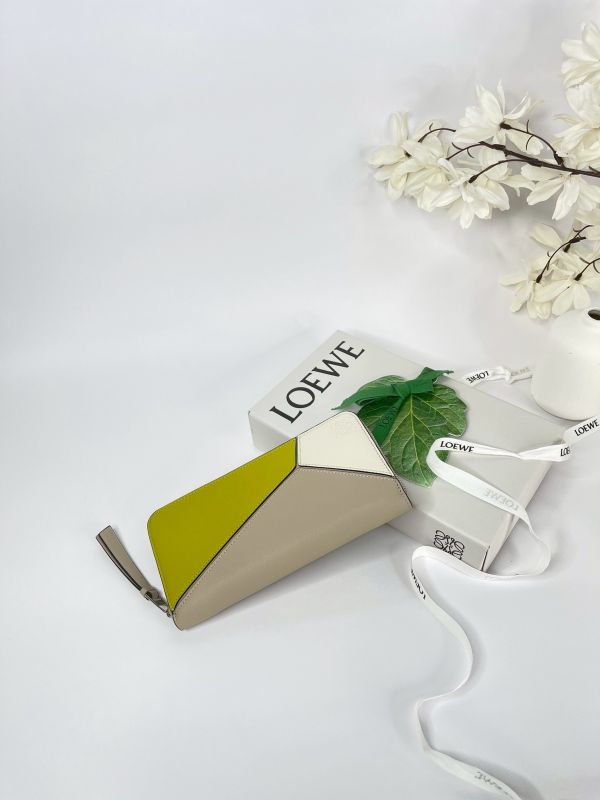 【分期0利率】LOEWE PUZZLE 拉鍊長夾【99成新】 