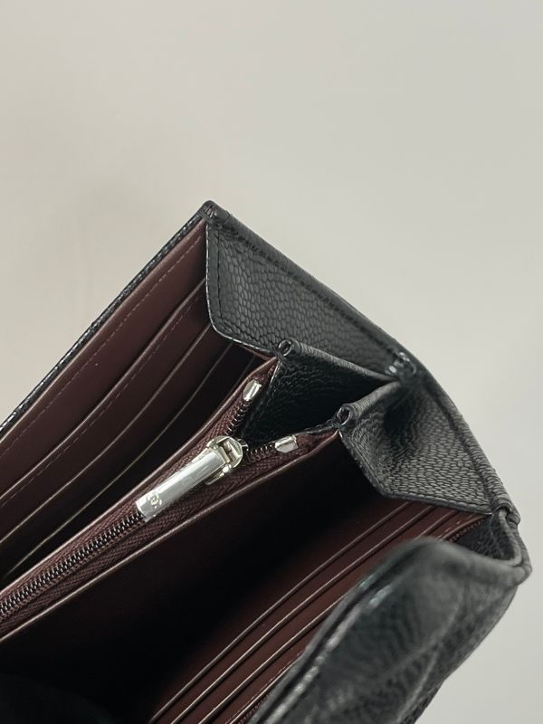 【分期0利率】CHANEL COCO 經典翻蓋長夾 黑銀【全新品】 
