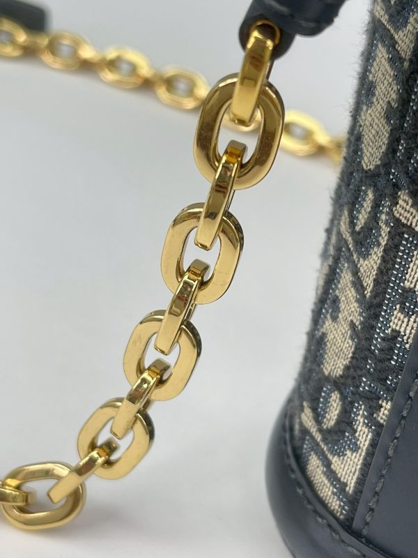 【9成新】DIOR C'EST 老花水桶包 中號 