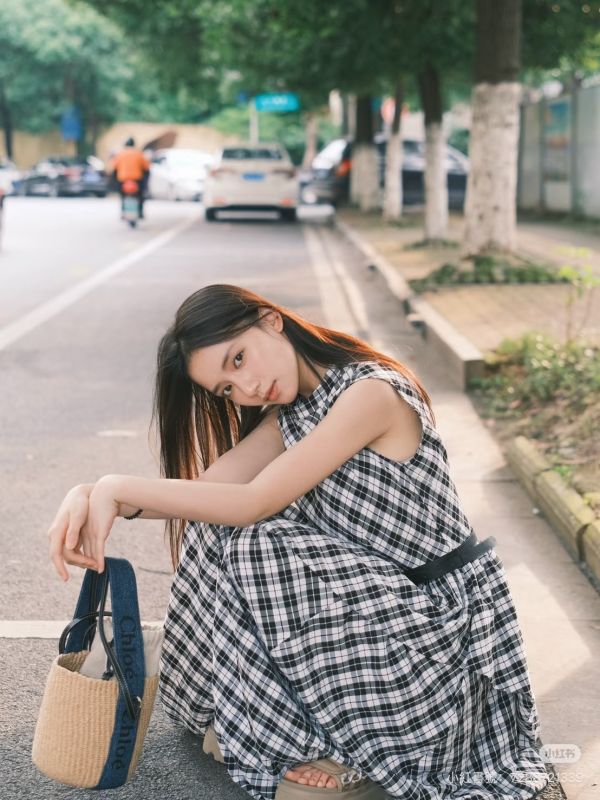 【9成新】Chloe 草編束口圓筒包 