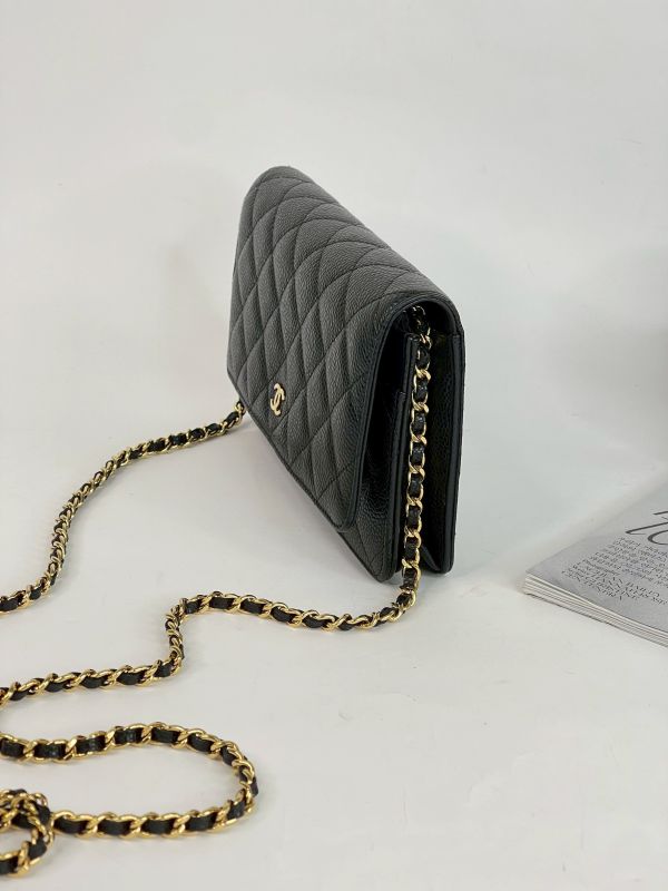 【分期0利率】CHANEL 魚子醬 WOC 黑金 【99成新】 
