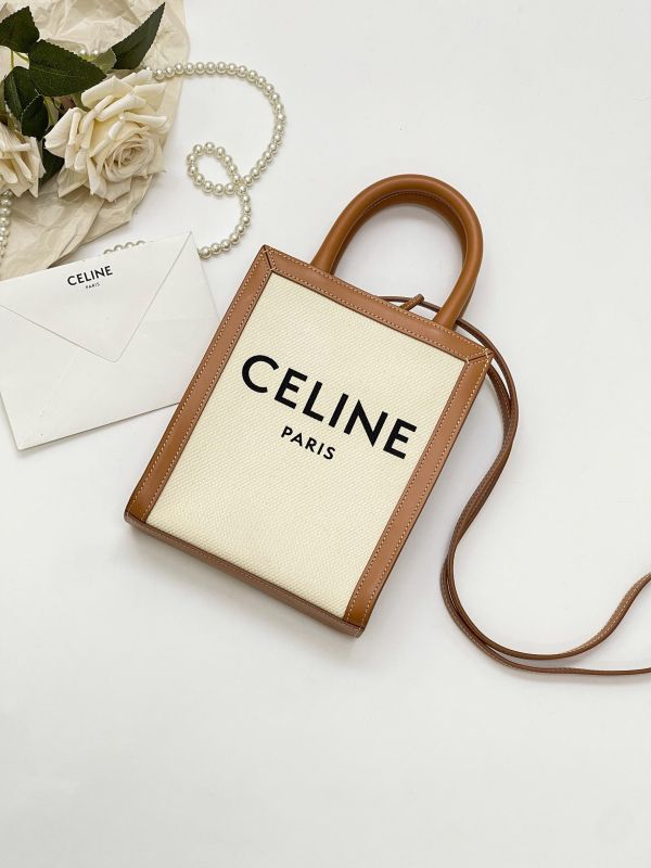 【95成新】CELINE印花LOGO帆布迷你琴譜包 