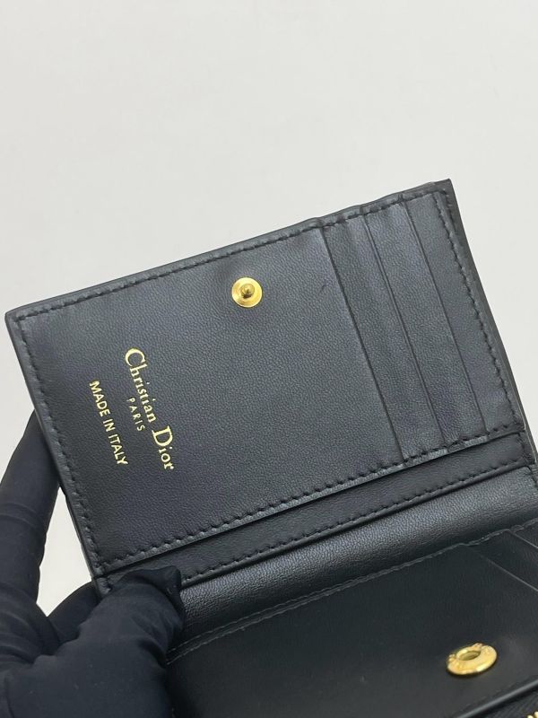 【未使用閒置品】DIOR Caro Dahlia 錢包 