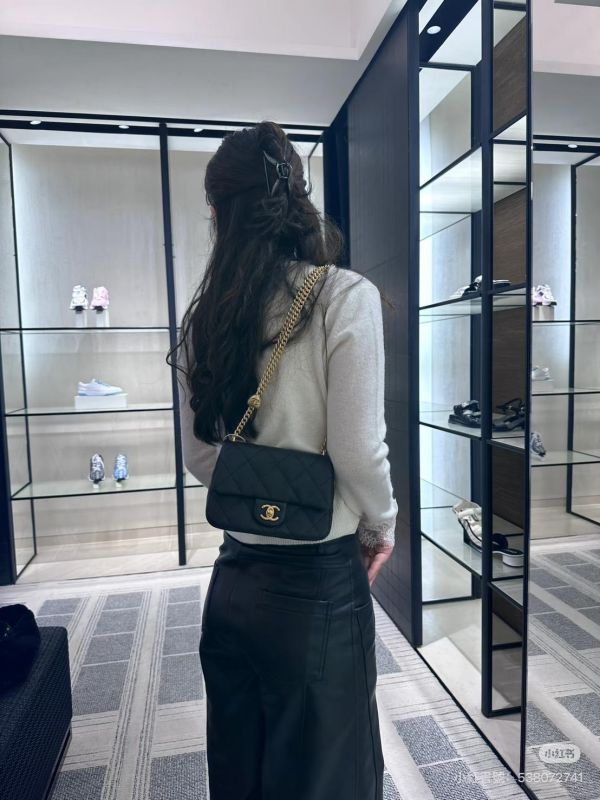 【99成新】CHANEL 愛心金球方胖 