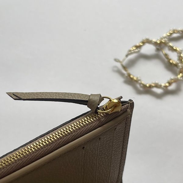 【12期0利率】LV   Victorine皮革三折短夾【99成新】 