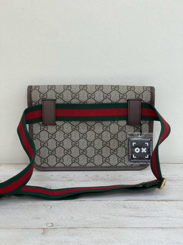 【未使用閒置品】GUCCI Supreme虎頭胸包 
