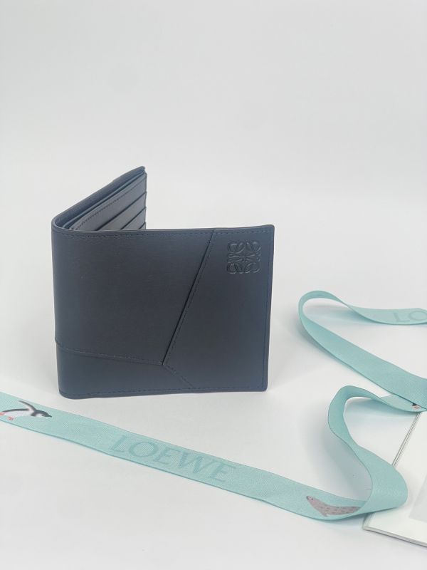 【分期0利率】LOEWE 經典小牛皮PUZZLE 短夾【全新品】 