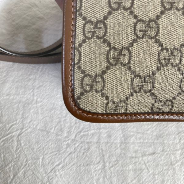 【12期0利率】GUCCI  Retro GG Supreme 斜背方包【95成新】 