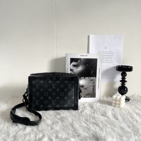 【12期0利率】LV  軟箱包 SOFT TRUNK【9成新】 