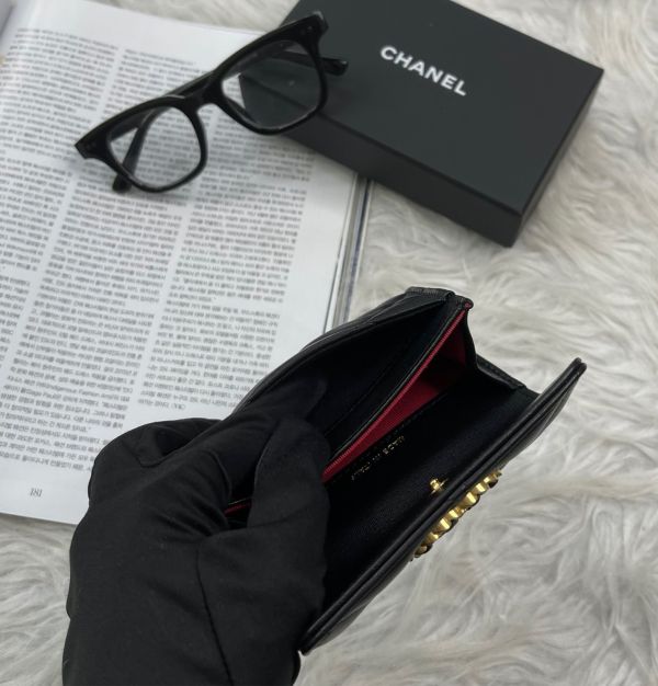 【12期0利率】CHANEL 19口蓋卡包【全新閒置】 